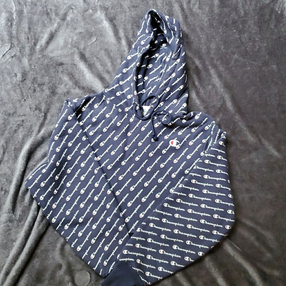 Champion cropped hoodie